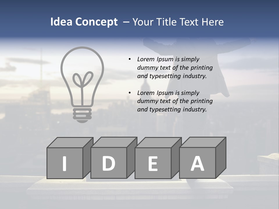 Dangerous Urban Morning PowerPoint Template