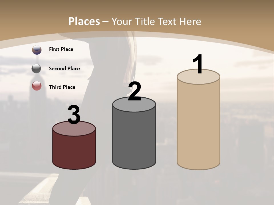 Fall Worker Depression PowerPoint Template