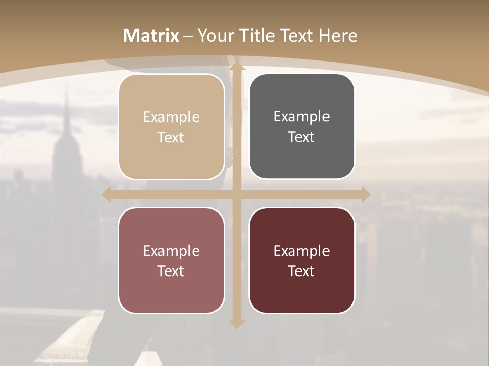 Fall Worker Depression PowerPoint Template