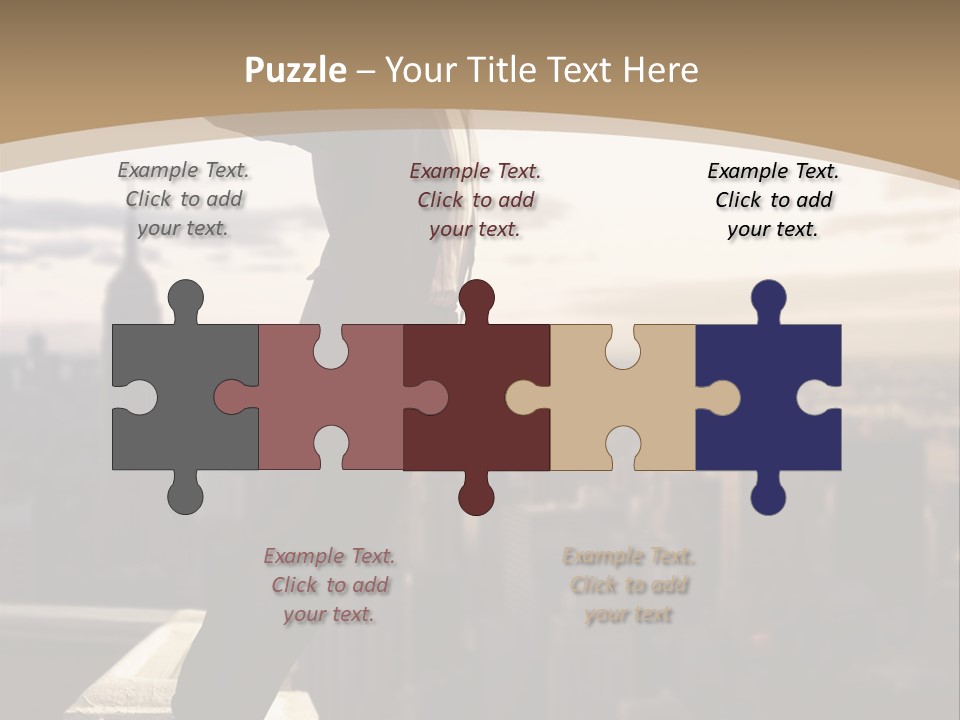 Fall Worker Depression PowerPoint Template