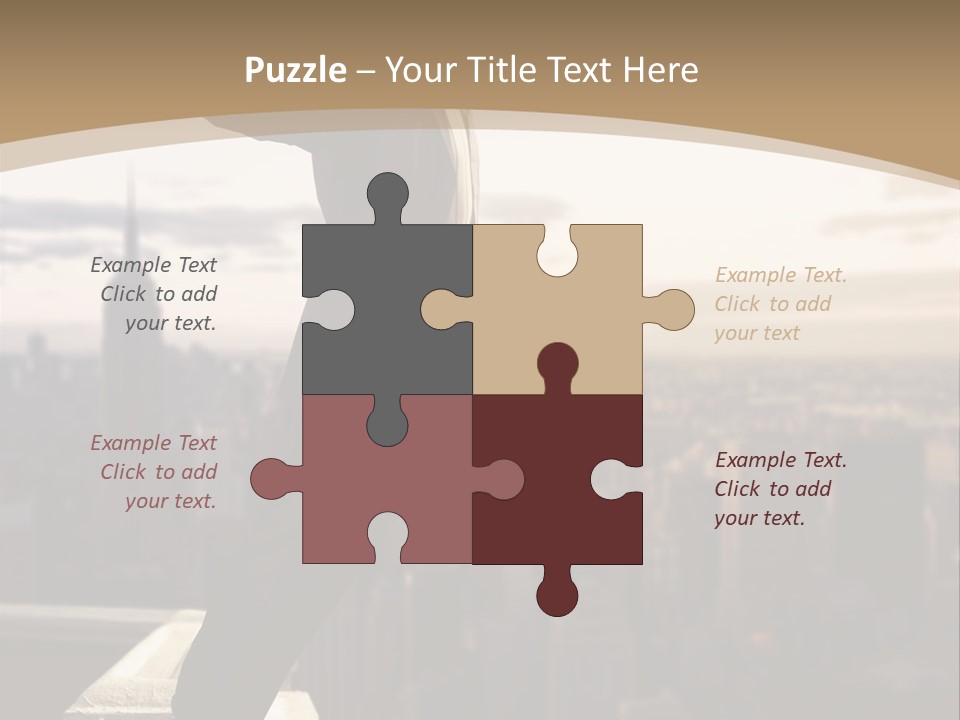 Fall Worker Depression PowerPoint Template