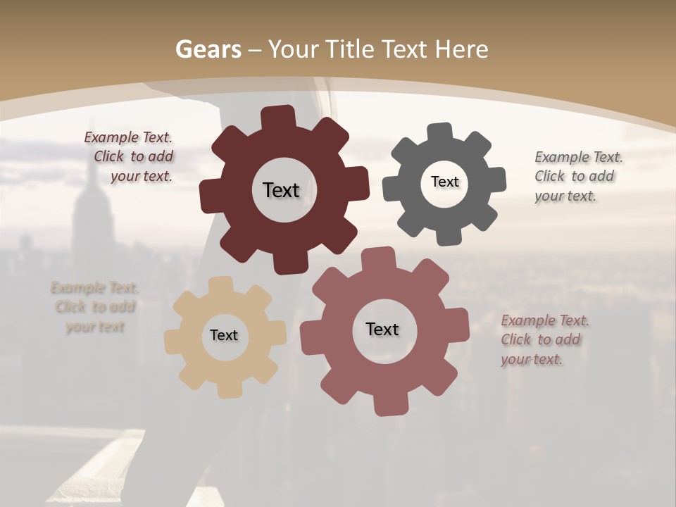 Fall Worker Depression PowerPoint Template