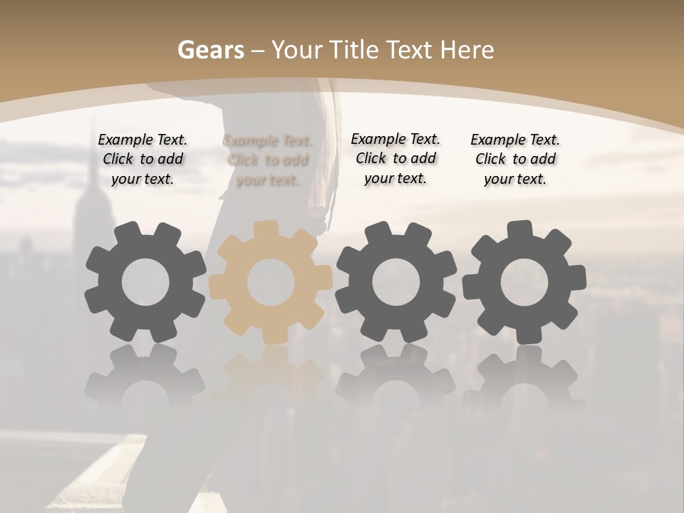 Fall Worker Depression PowerPoint Template