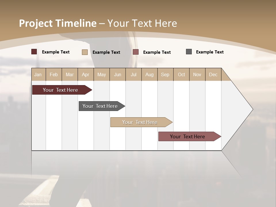 Fall Worker Depression PowerPoint Template