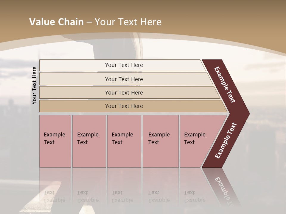 Fall Worker Depression PowerPoint Template