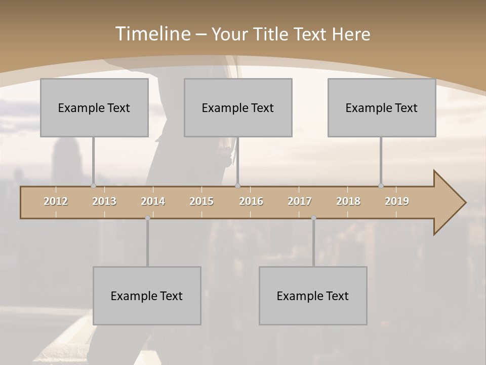 Fall Worker Depression PowerPoint Template