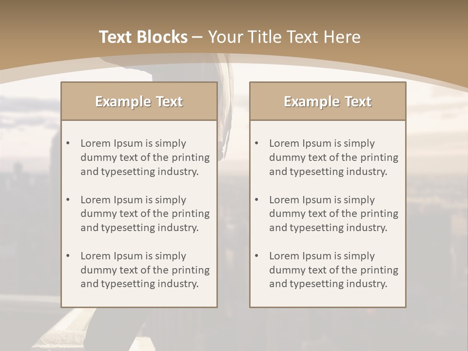 Fall Worker Depression PowerPoint Template