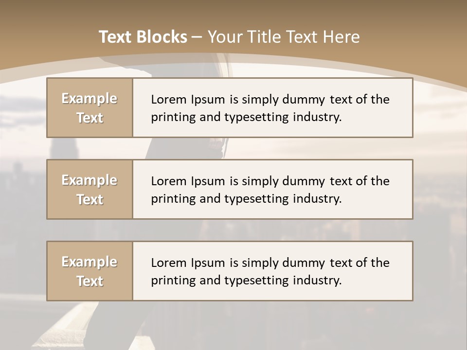 Fall Worker Depression PowerPoint Template