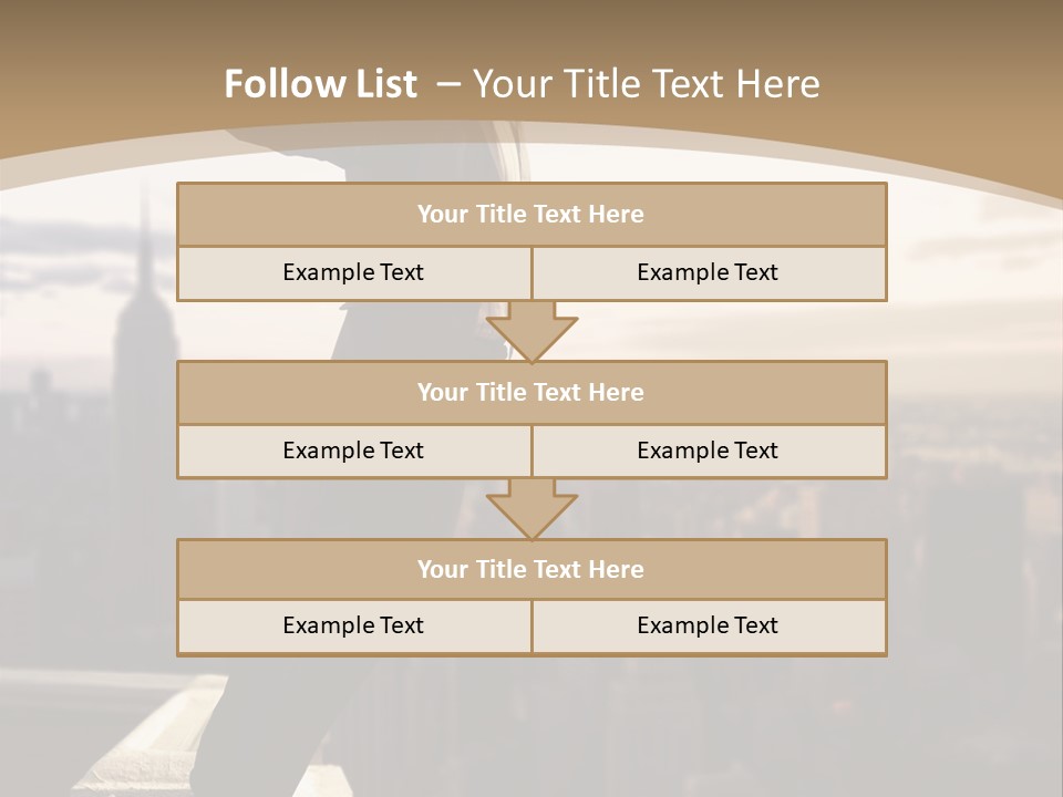 Fall Worker Depression PowerPoint Template