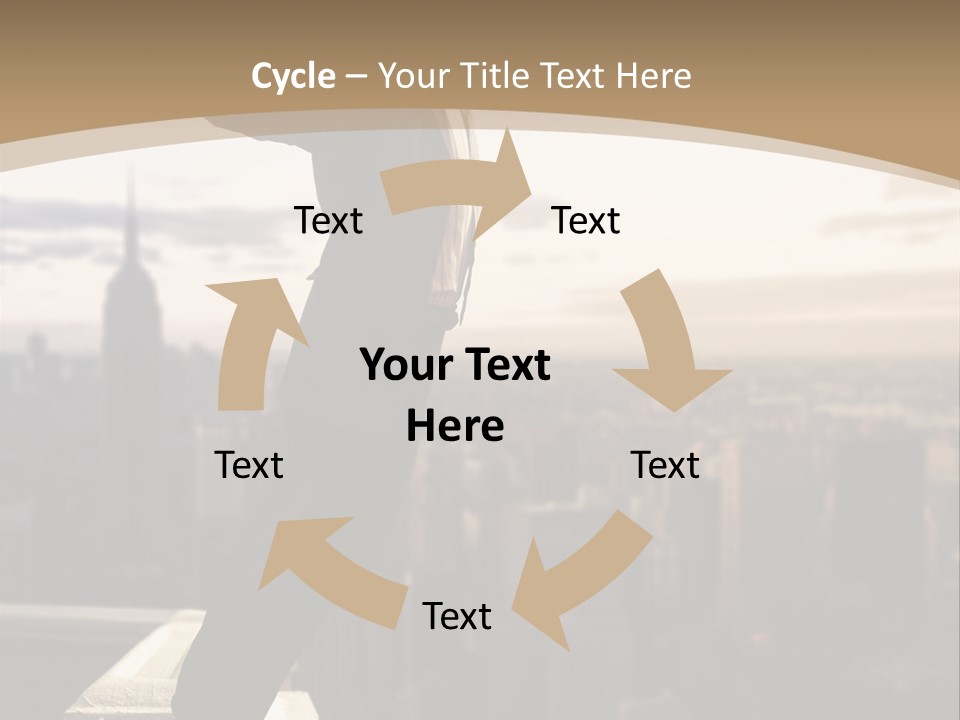 Fall Worker Depression PowerPoint Template