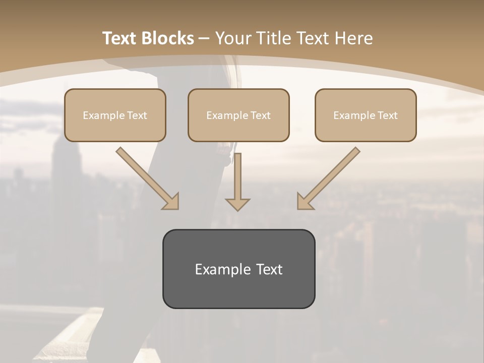 Fall Worker Depression PowerPoint Template