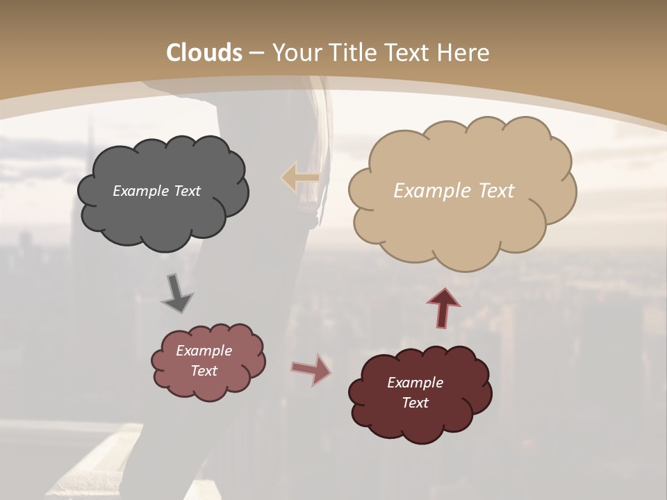 Fall Worker Depression PowerPoint Template