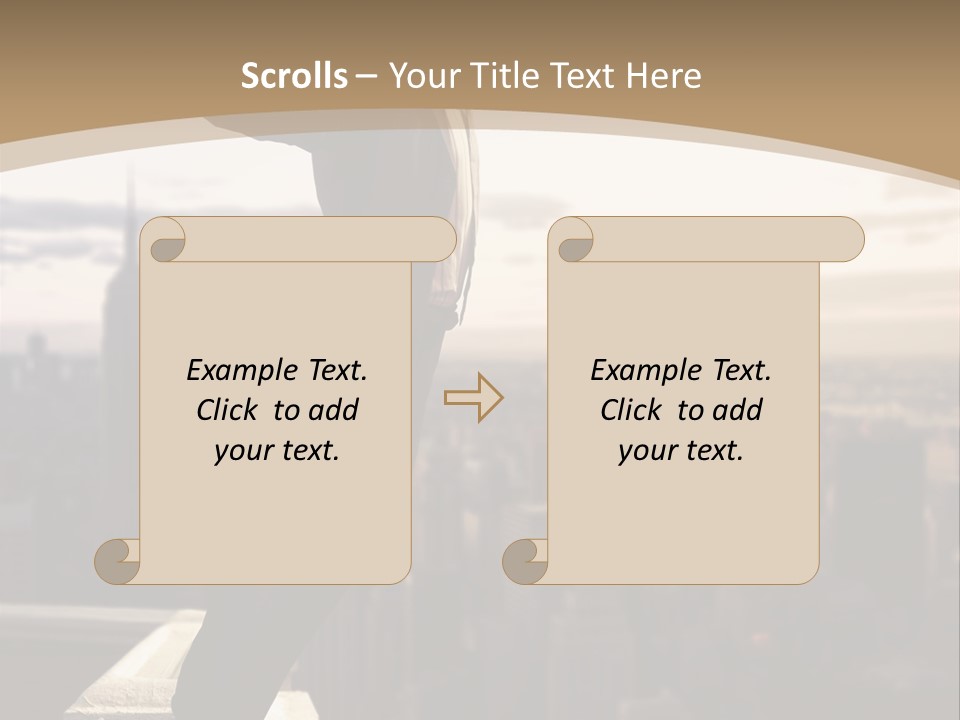 Fall Worker Depression PowerPoint Template