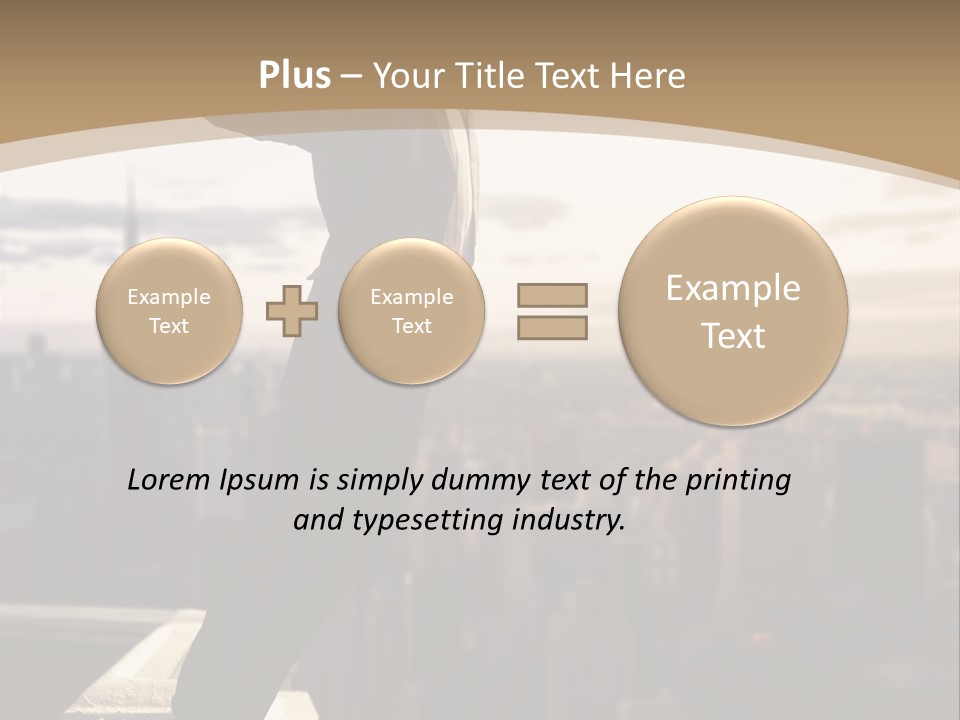Fall Worker Depression PowerPoint Template