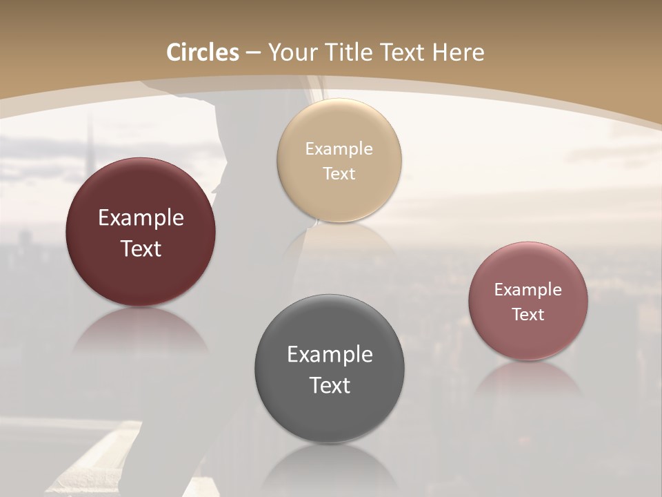 Fall Worker Depression PowerPoint Template