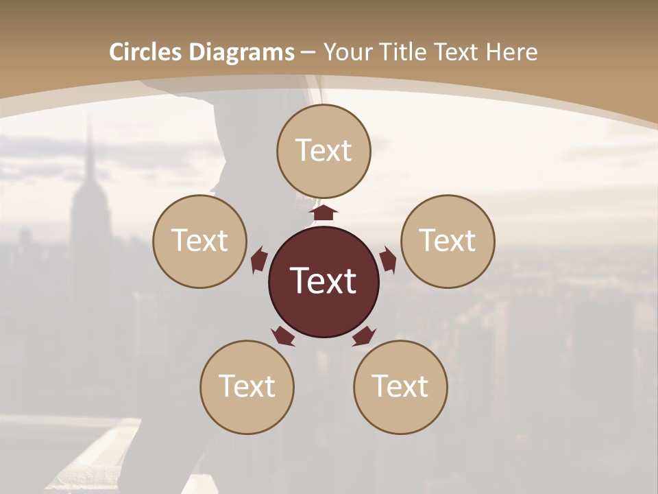 Fall Worker Depression PowerPoint Template