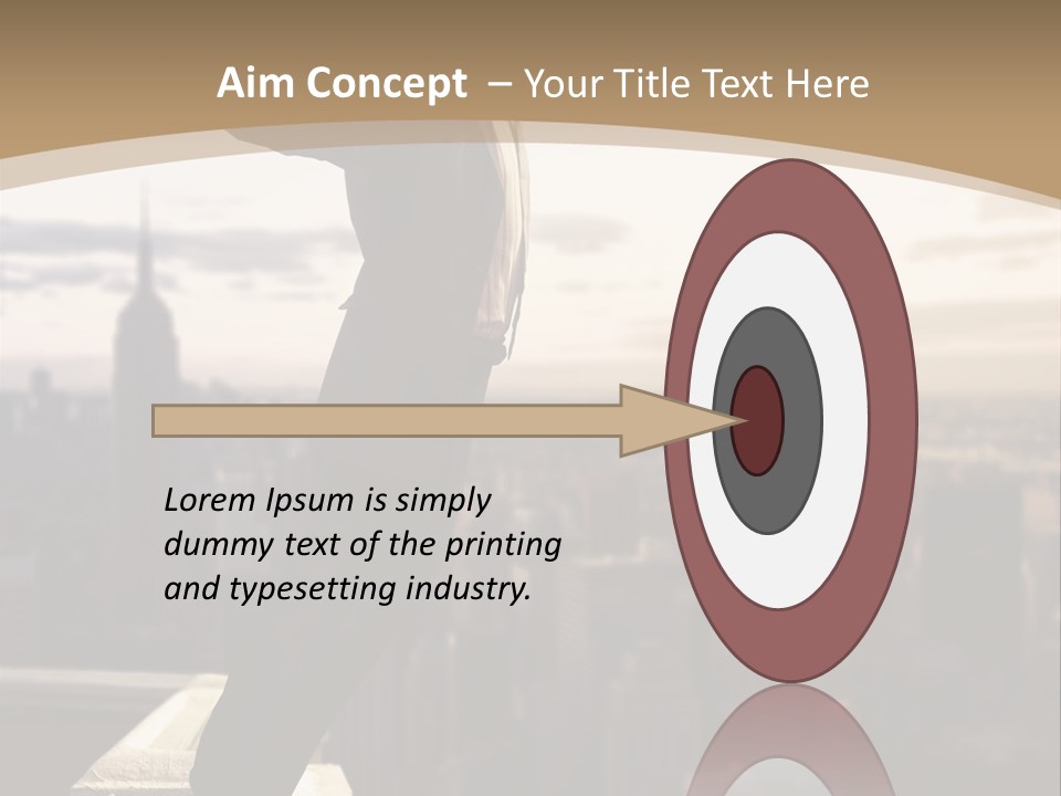 Fall Worker Depression PowerPoint Template