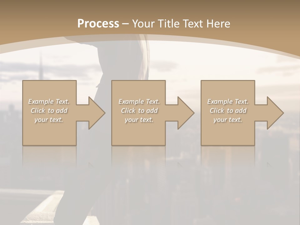 Fall Worker Depression PowerPoint Template