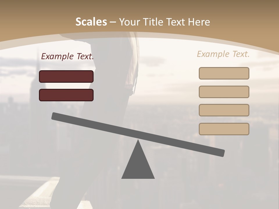 Fall Worker Depression PowerPoint Template