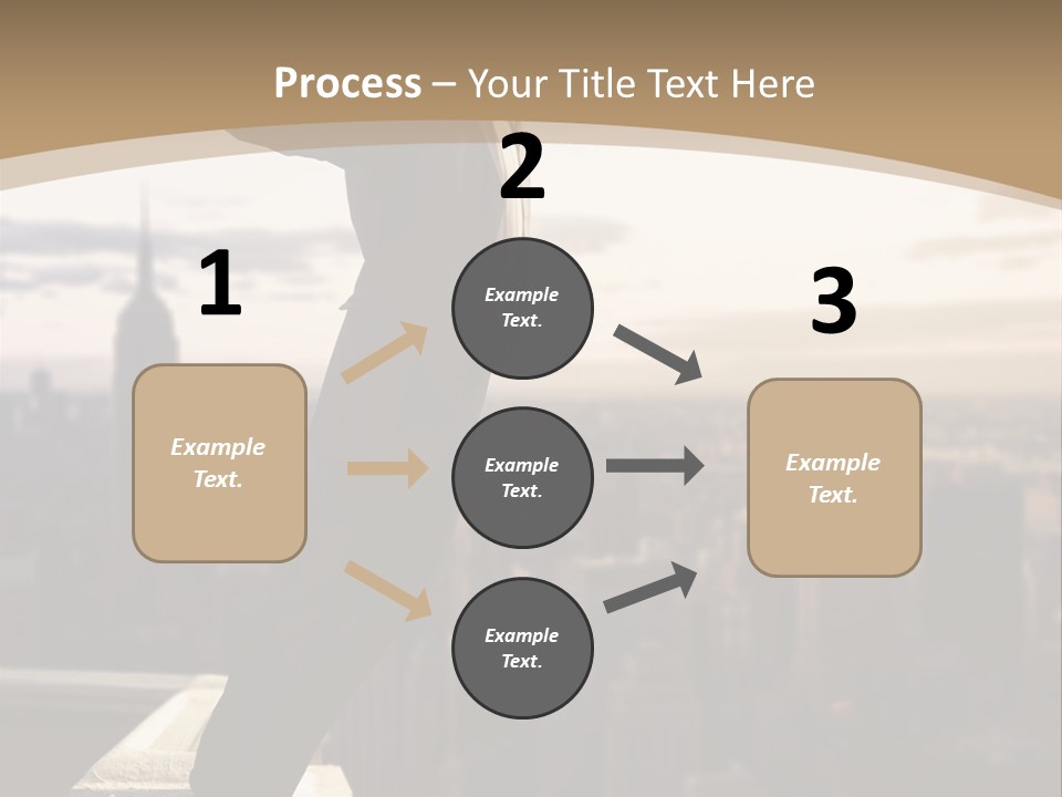 Fall Worker Depression PowerPoint Template