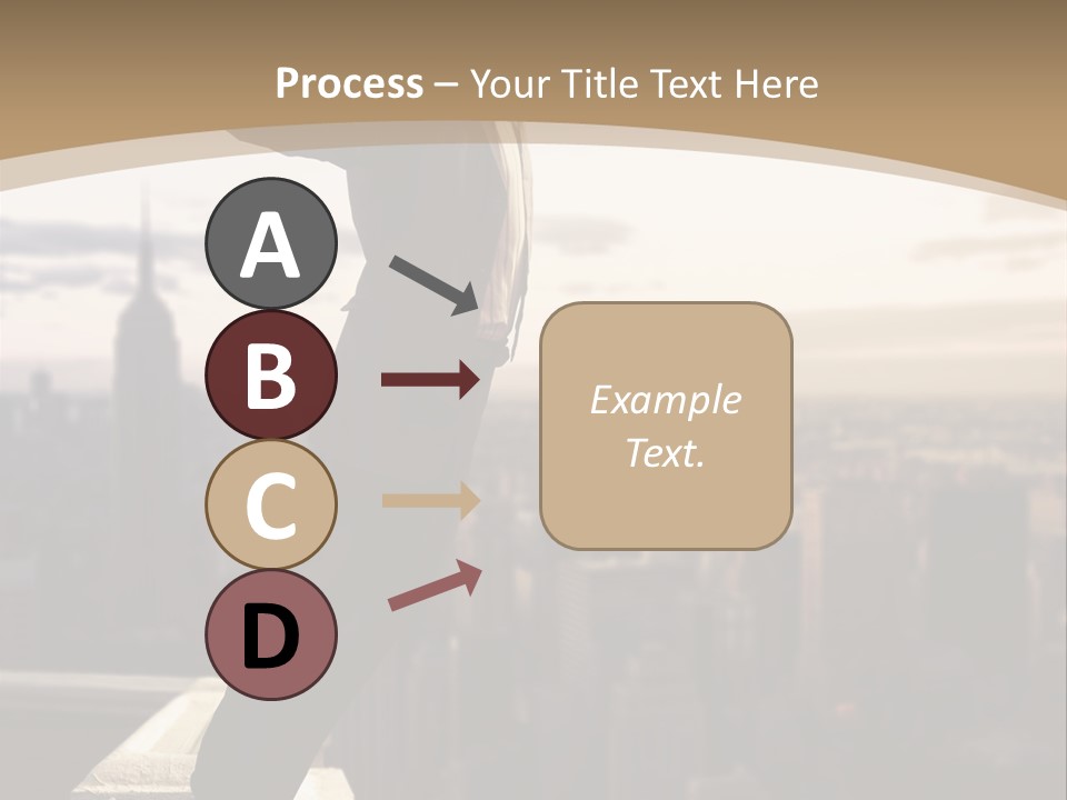 Fall Worker Depression PowerPoint Template