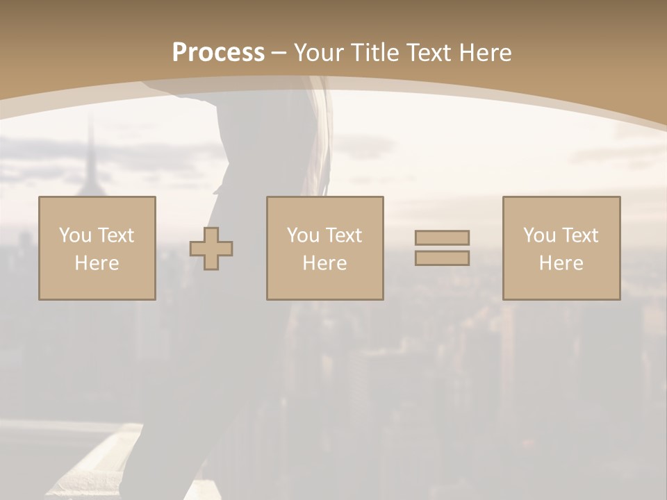 Fall Worker Depression PowerPoint Template