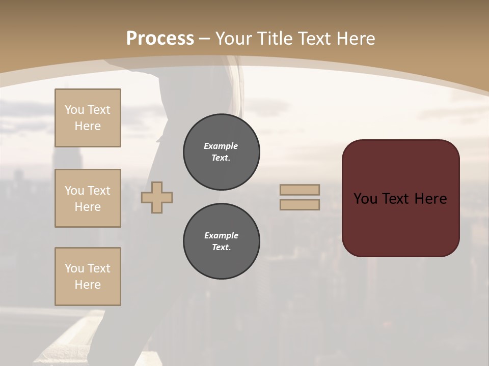 Fall Worker Depression PowerPoint Template