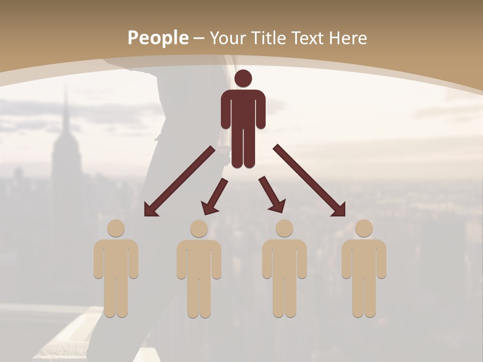 Fall Worker Depression PowerPoint Template