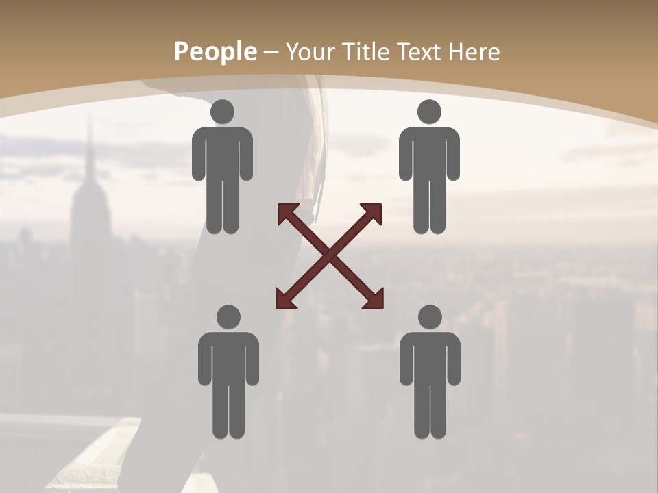 Fall Worker Depression PowerPoint Template