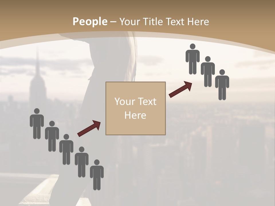 Fall Worker Depression PowerPoint Template