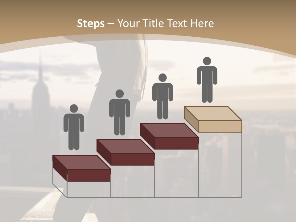 Fall Worker Depression PowerPoint Template