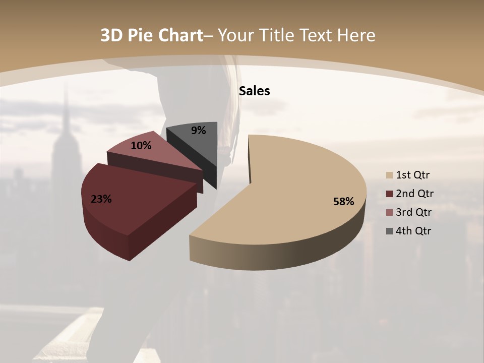 Fall Worker Depression PowerPoint Template