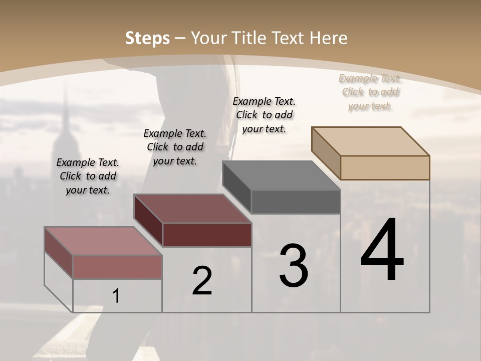 Fall Worker Depression PowerPoint Template