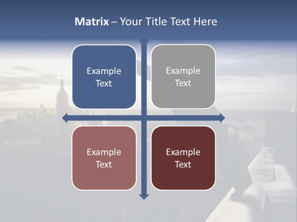 Serenity Urban Down PowerPoint Template