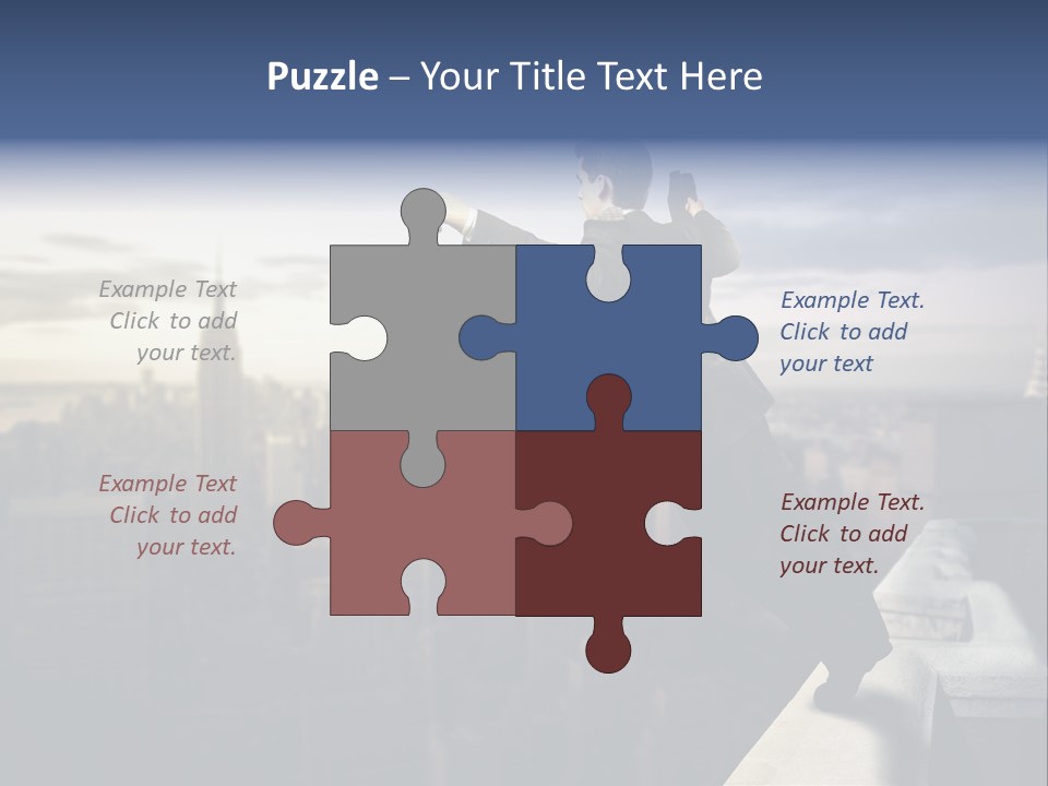 Serenity Urban Down PowerPoint Template