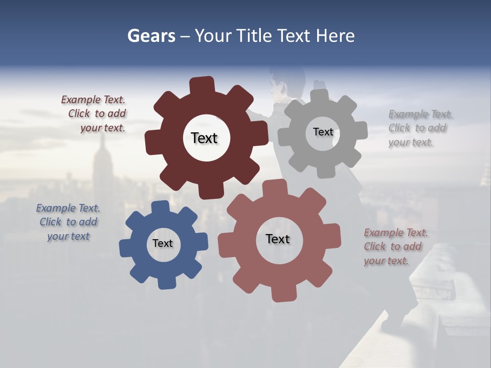 Serenity Urban Down PowerPoint Template