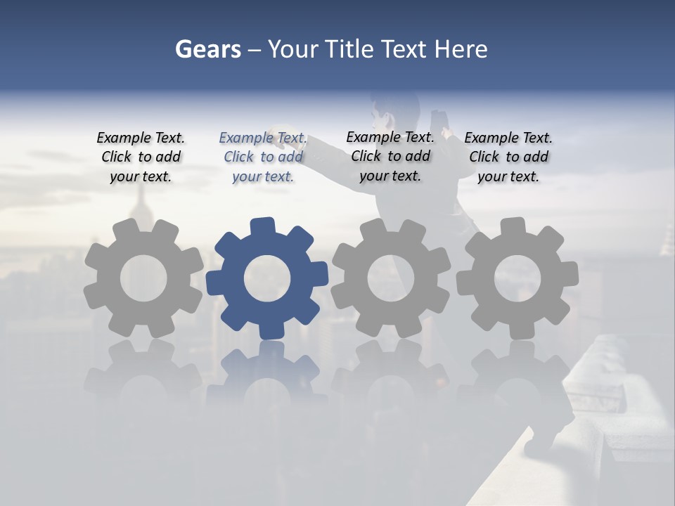 Serenity Urban Down PowerPoint Template