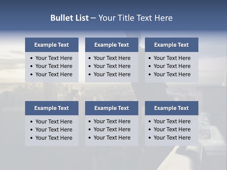Serenity Urban Down PowerPoint Template