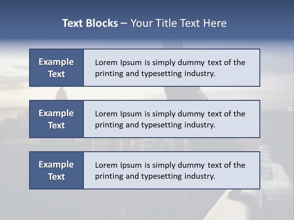 Serenity Urban Down PowerPoint Template