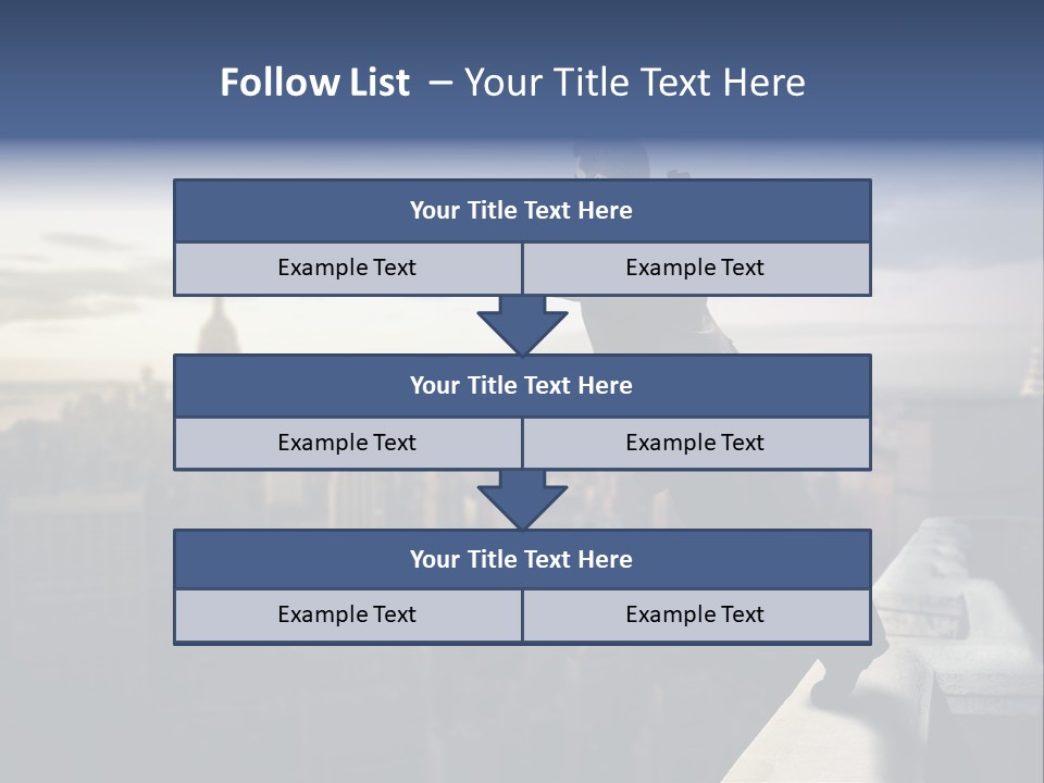 Serenity Urban Down PowerPoint Template