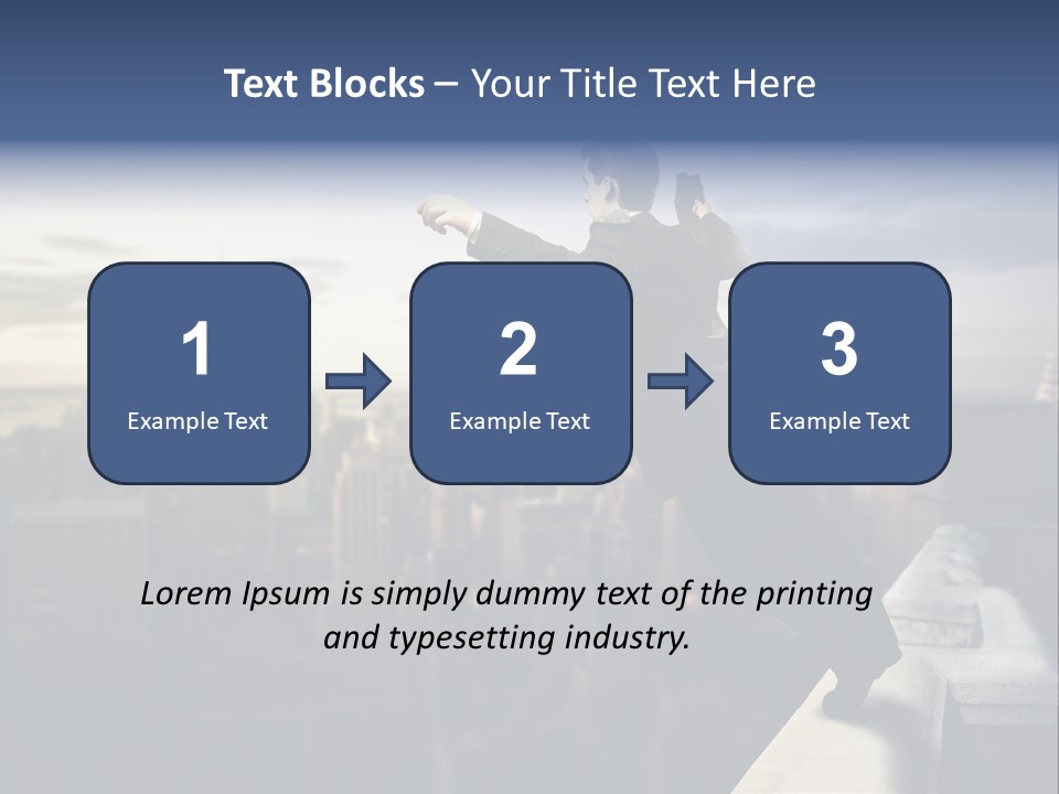 Serenity Urban Down PowerPoint Template