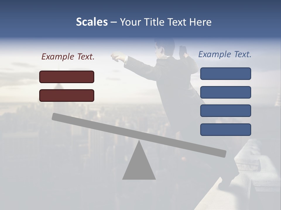 Serenity Urban Down PowerPoint Template