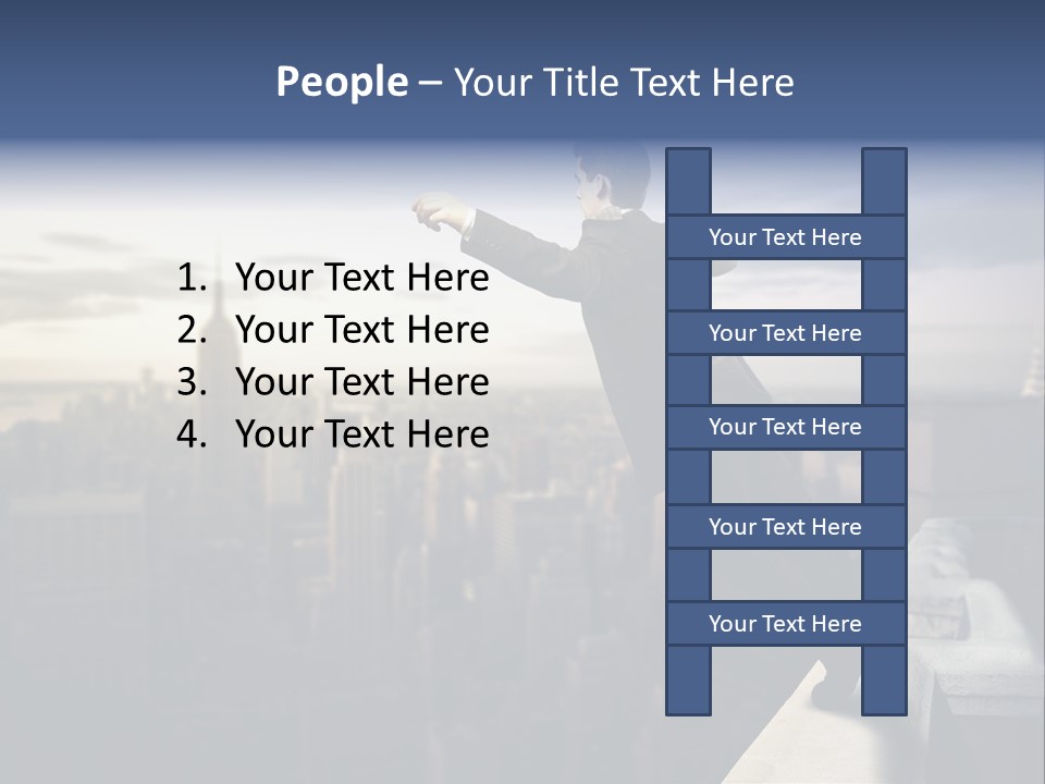 Serenity Urban Down PowerPoint Template