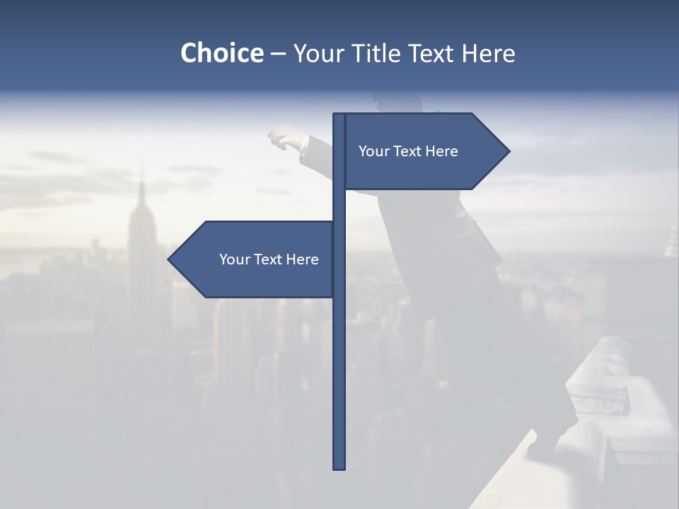 Serenity Urban Down PowerPoint Template