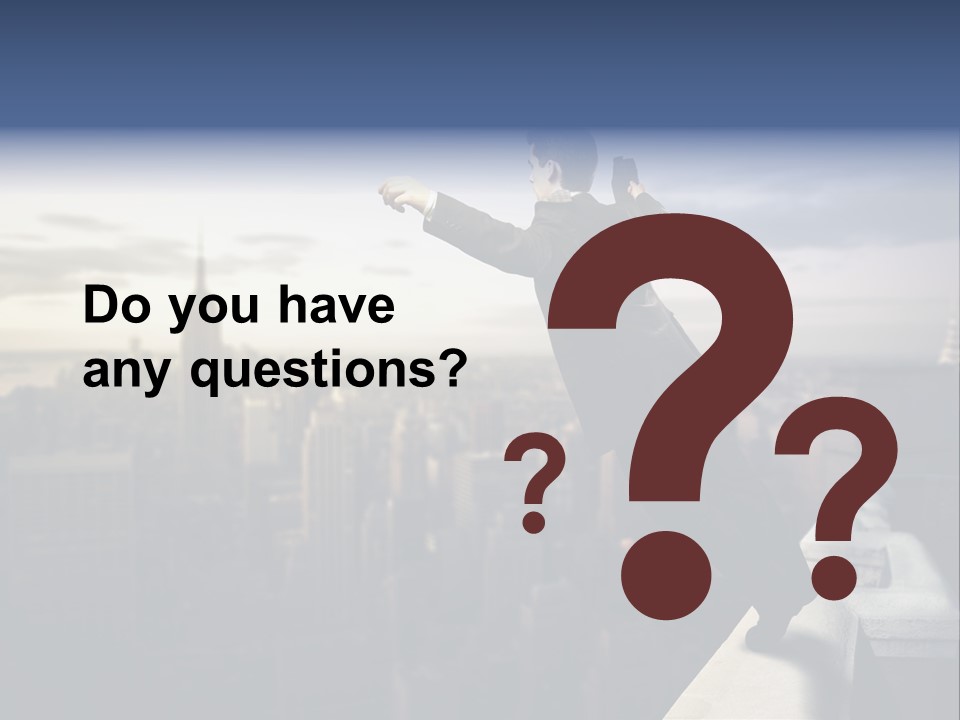 Serenity Urban Down PowerPoint Template