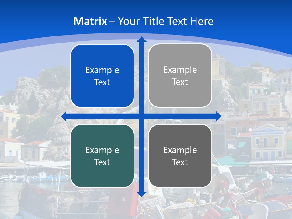 Meeting Horizon Sea PowerPoint Template