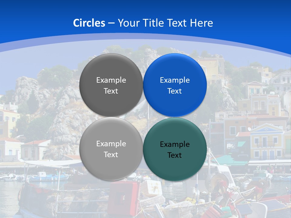 Meeting Horizon Sea PowerPoint Template