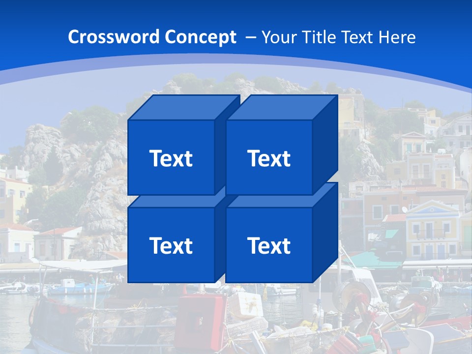 Meeting Horizon Sea PowerPoint Template