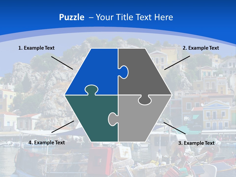 Meeting Horizon Sea PowerPoint Template