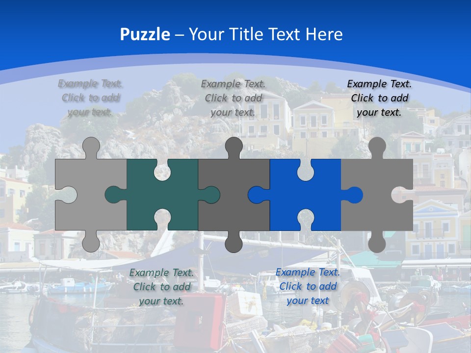 Meeting Horizon Sea PowerPoint Template